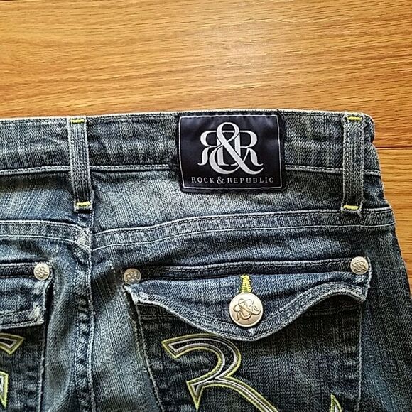 Rock & Republic Kurt Distressed Boot  Sz. 25  EUC - Picture 7 of 11